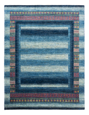 Gabbeh-matta - Loribaft Persian - Kungliga - 198 x 152 cm - blå