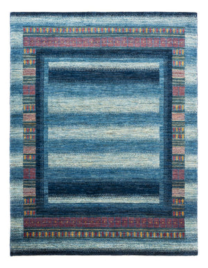 Gabbeh-matta - Loribaft Persian - Kungliga - 198 x 152 cm - blå