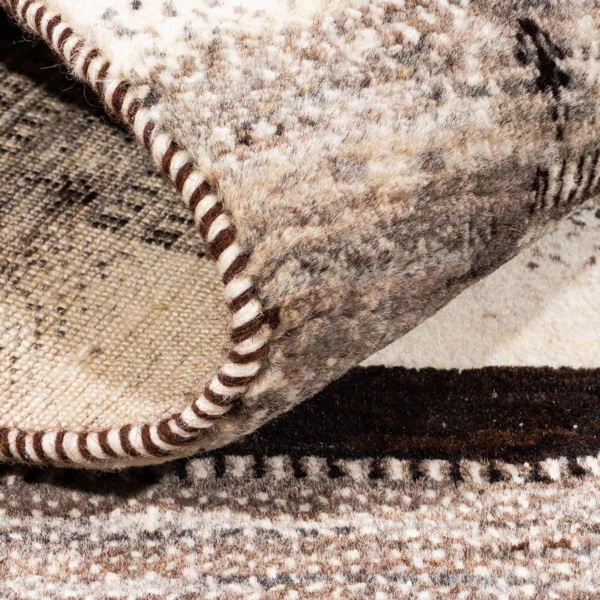 Gabbeh-matta - Loribaft Persian - Kungliga - 194 x 133 cm - natur