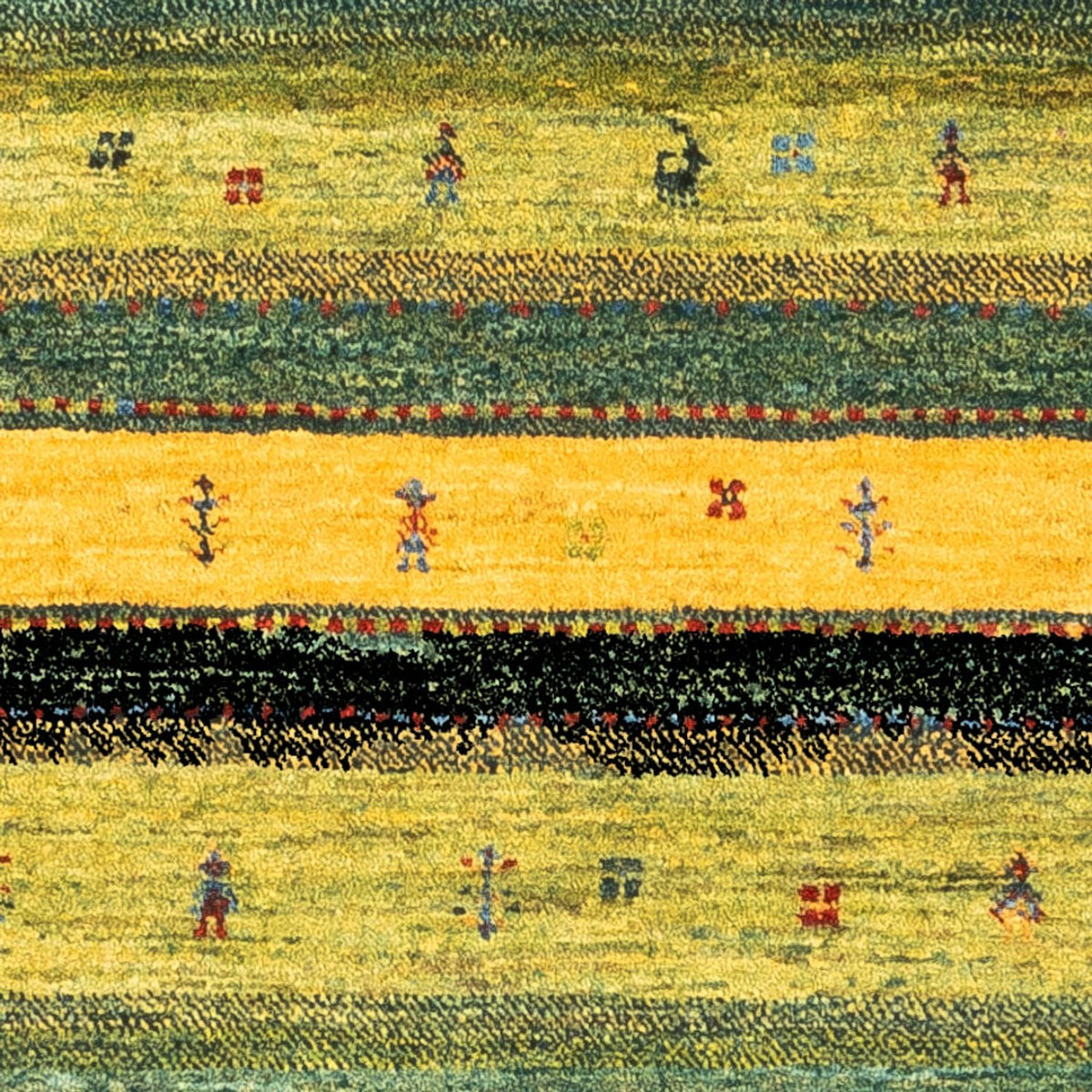 Gabbeh-matta - Loribaft Persian - Kungliga - 128 x 85 cm - flerfärgad