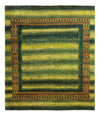 Loribaft Mattan 165x192cm - Perserteppich Wollteppich - Rektangulär / Grön / 165 x 192 cm Rektangulär
