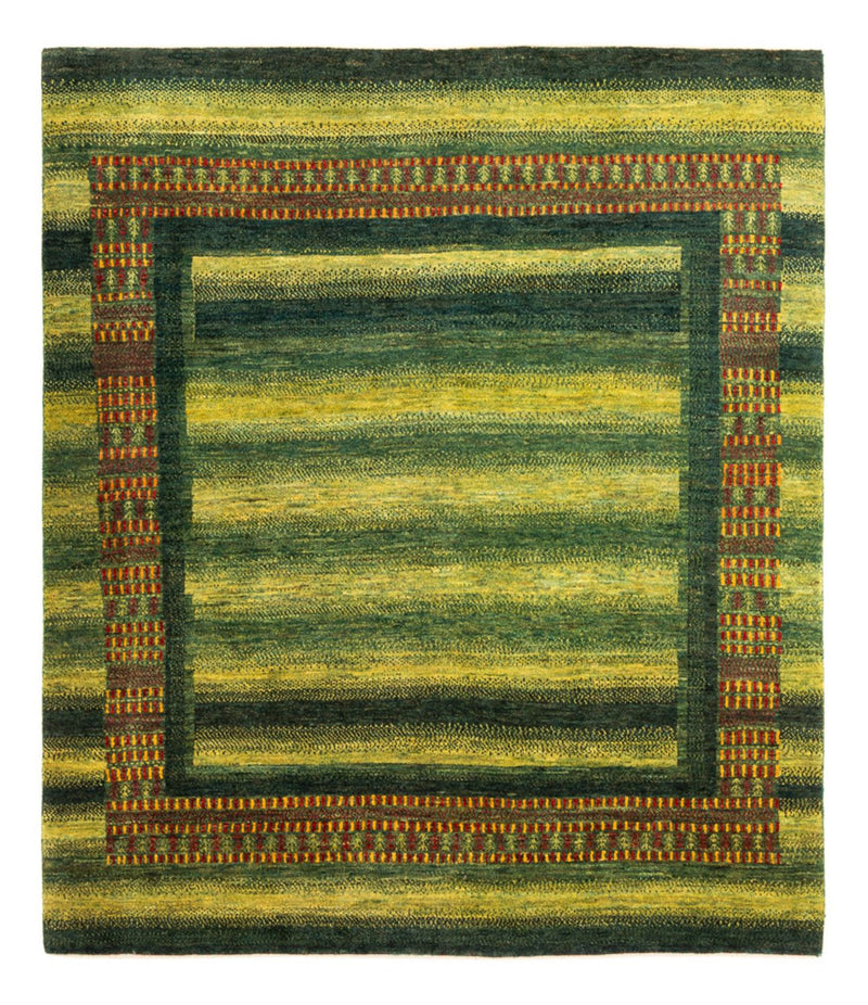 Gabbeh-matta - Loribaft Persian - Kungliga - 192 x 165 cm - grön