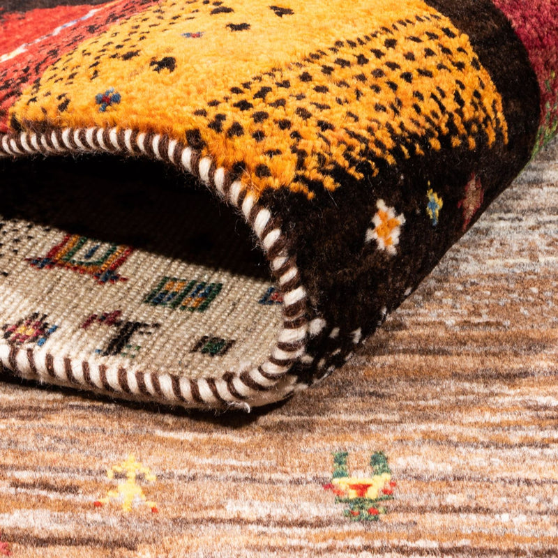 Gabbeh-matta - Loribaft Persian - Kungliga - 214 x 156 cm - flerfärgad