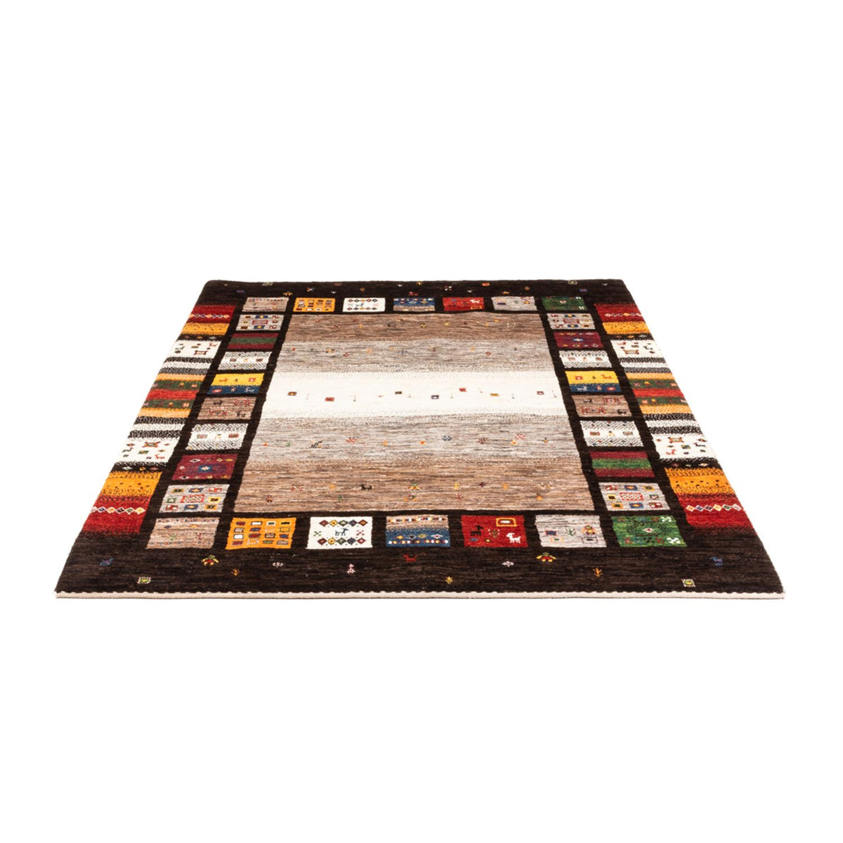 Gabbeh-matta - Loribaft Persian - Kungliga - 214 x 156 cm - flerfärgad