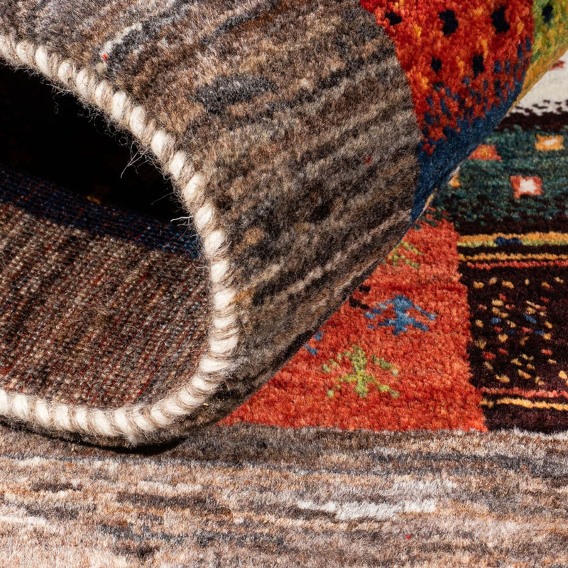 Gabbeh-matta - Loribaft Persian - Kungliga - 106 x 81 cm - flerfärgad