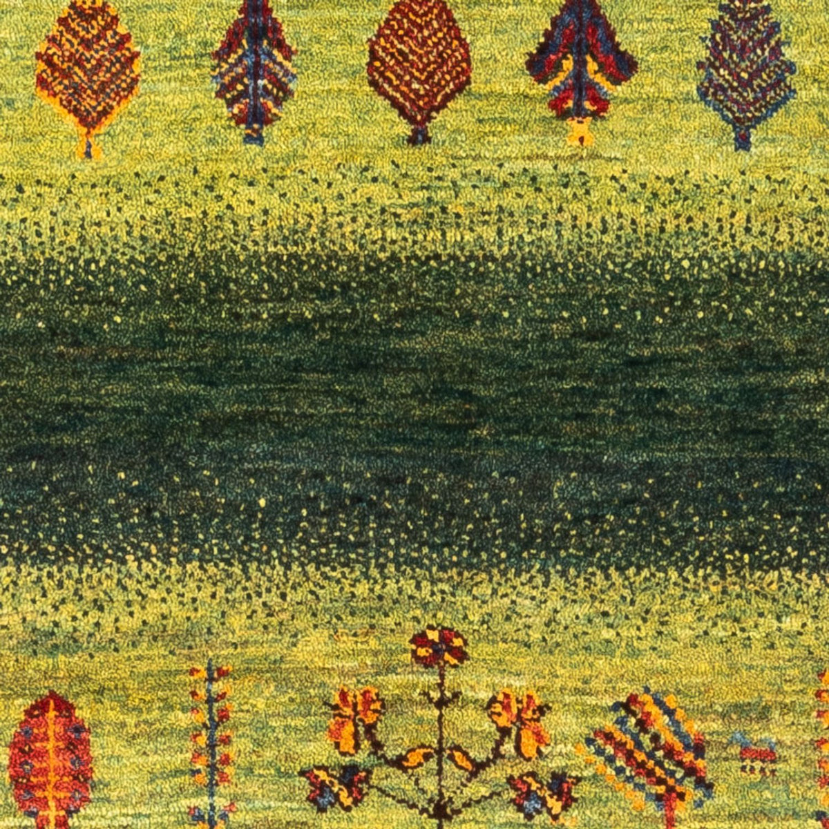 Gabbeh-matta - Loribaft Persian - Kungliga - 137 x 86 cm - flerfärgad