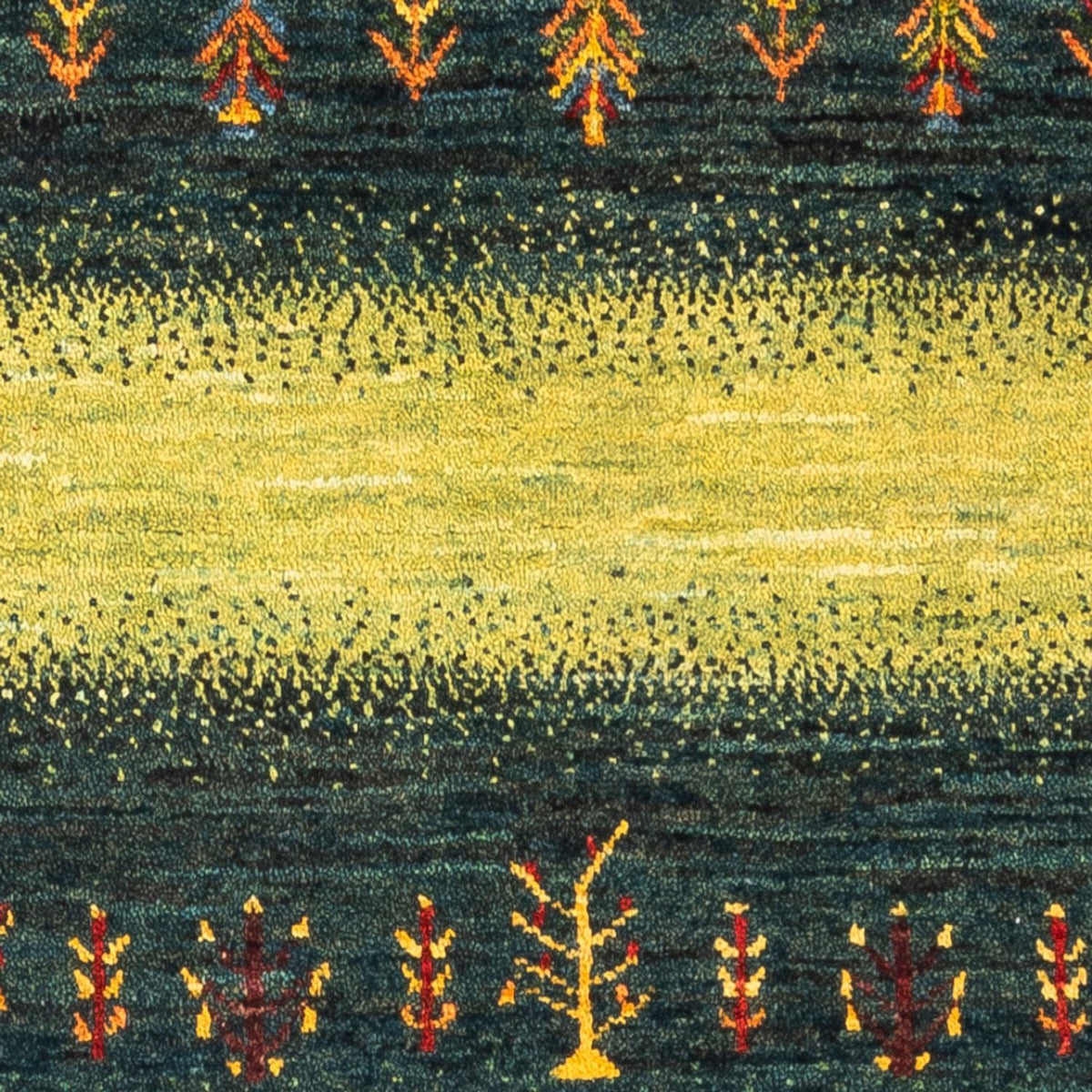 Gabbeh-matta - Loribaft Persian - Kungliga - 137 x 81 cm - flerfärgad