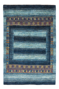 Gabbeh-matta - Loribaft Persian - Kungliga - 132 x 90 cm - flerfärgad