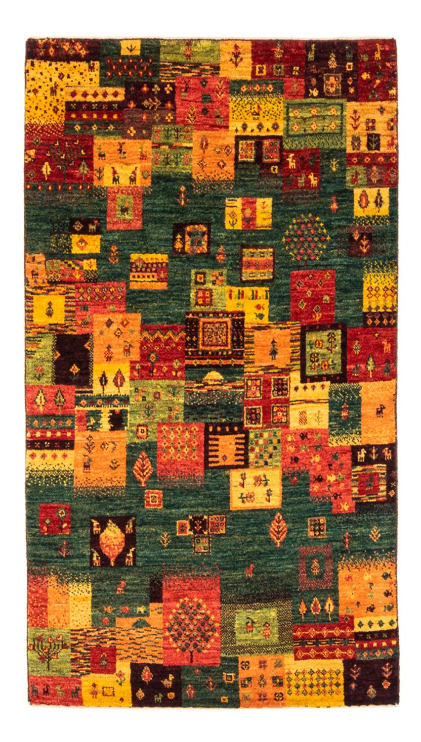 Gabbeh-matta - Loribaft Persian - Kungliga - 137 x 84 cm - flerfärgad
