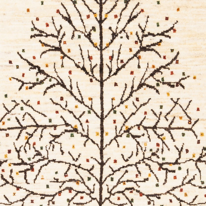 Gabbeh-matta - Loribaft Persian - Kungliga - 132 x 84 cm - grädde