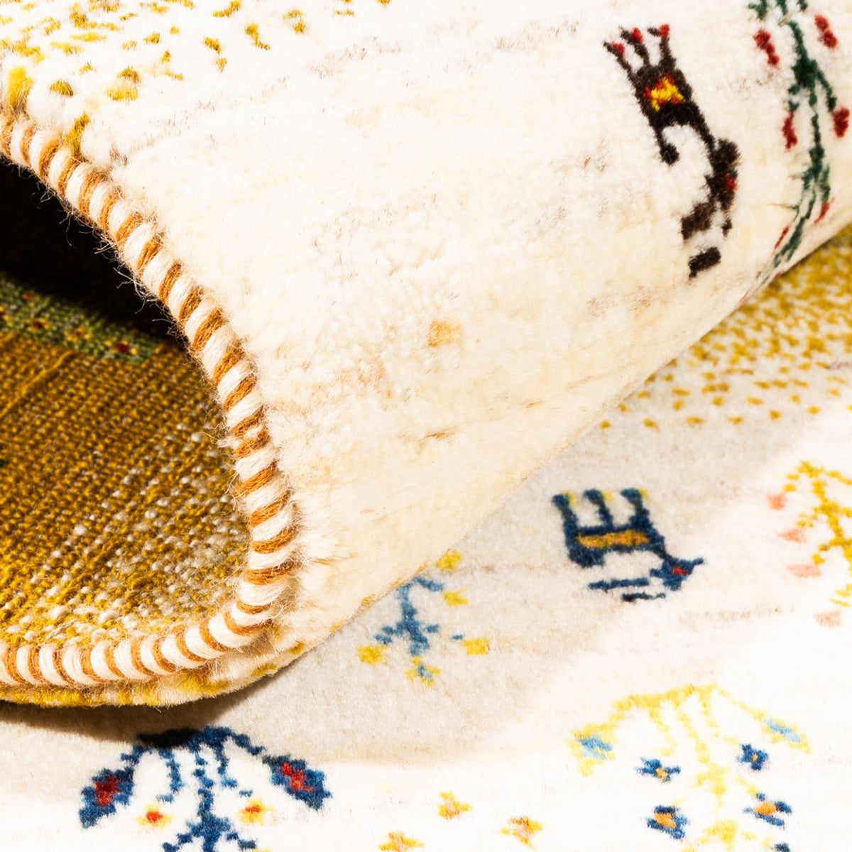 Gabbeh-matta - Loribaft Persian - 156 x 96 cm - flerfärgad