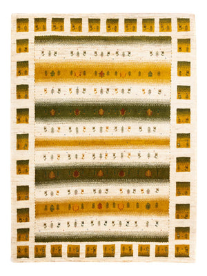 Gabbeh-matta - Loribaft Persian - 203 x 158 cm - natur