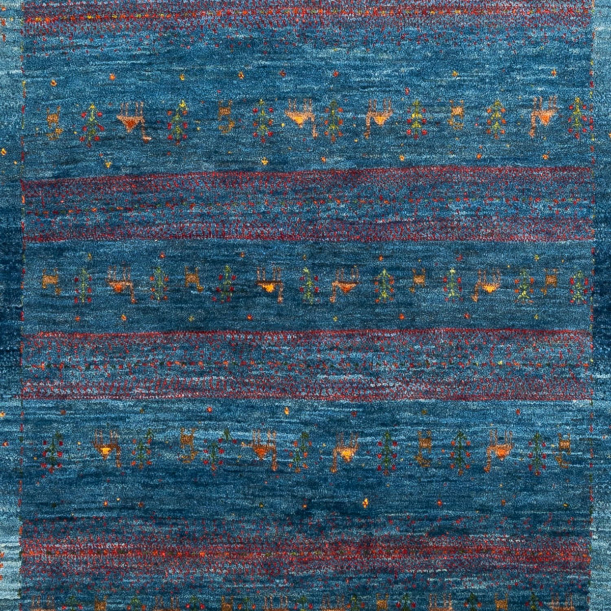 Gabbeh-matta - Loribaft Persian - 200 x 147 cm - blå