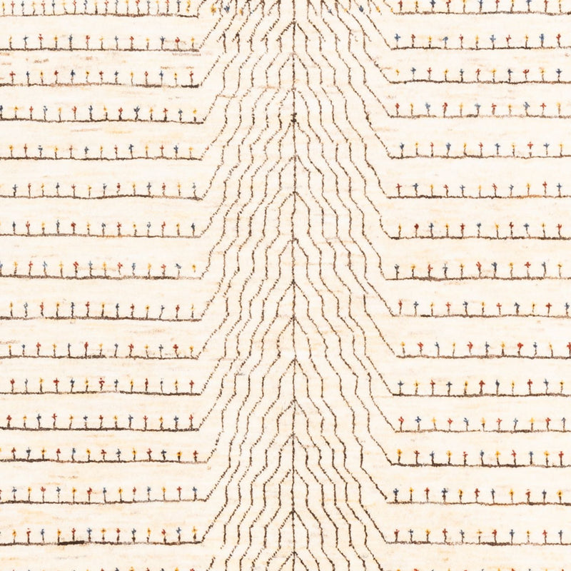 Gabbeh-matta - Loribaft Persian - 202 x 154 cm - natur