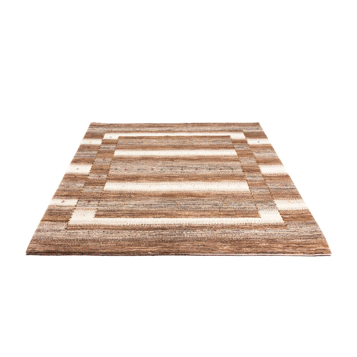 Gabbeh-matta - Loribaft Persian - 213 x 159 cm - natur