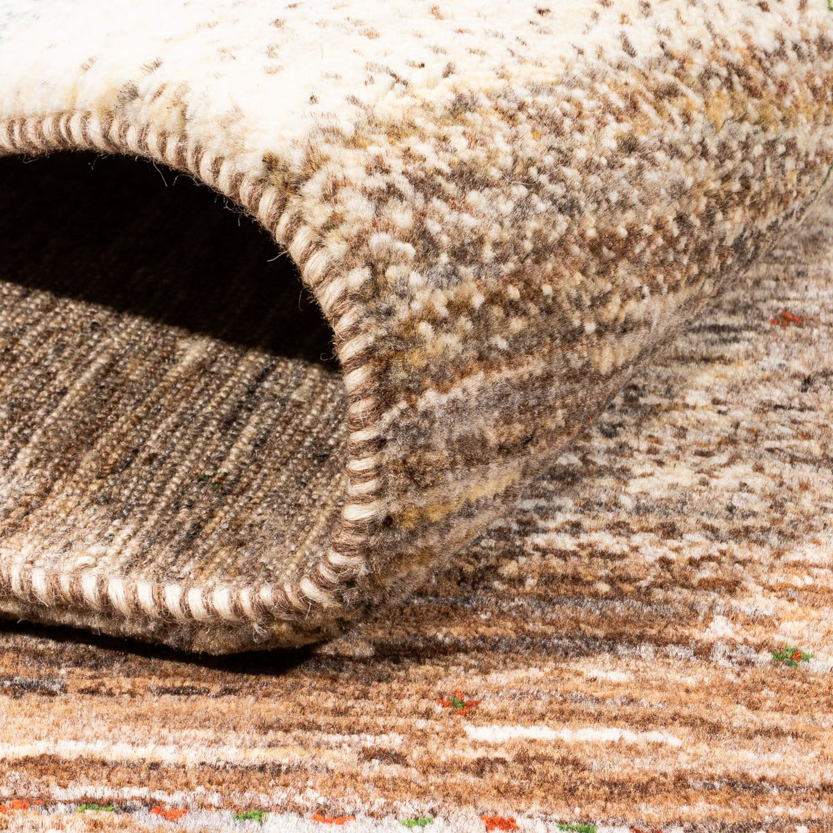 Gabbeh-matta - Loribaft Persian - 201 x 157 cm - grått