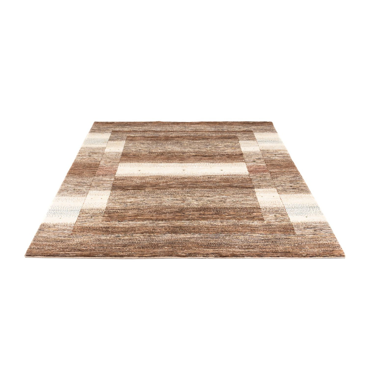 Gabbeh-matta - Loribaft Persian - 201 x 157 cm - grått