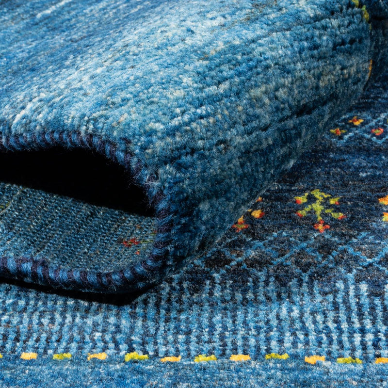 Gabbeh-matta - Loribaft Persian - 209 x 160 cm - blå