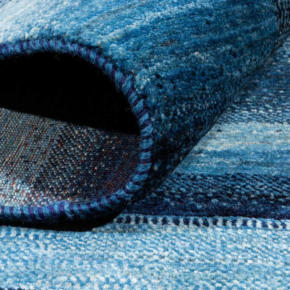 Gabbeh-matta - Loribaft Persian - Kungliga - 210 x 150 cm - blå