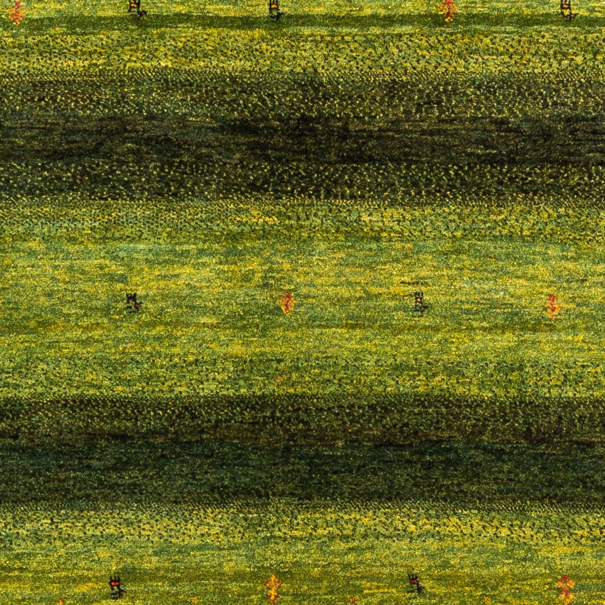 Gabbeh-matta - Loribaft Persian - 200 x 159 cm - grön