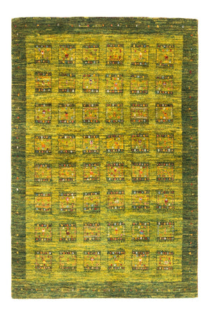 Gabbeh-matta - Loribaft Persian - Kungliga - 157 x 108 cm - ljusgrön