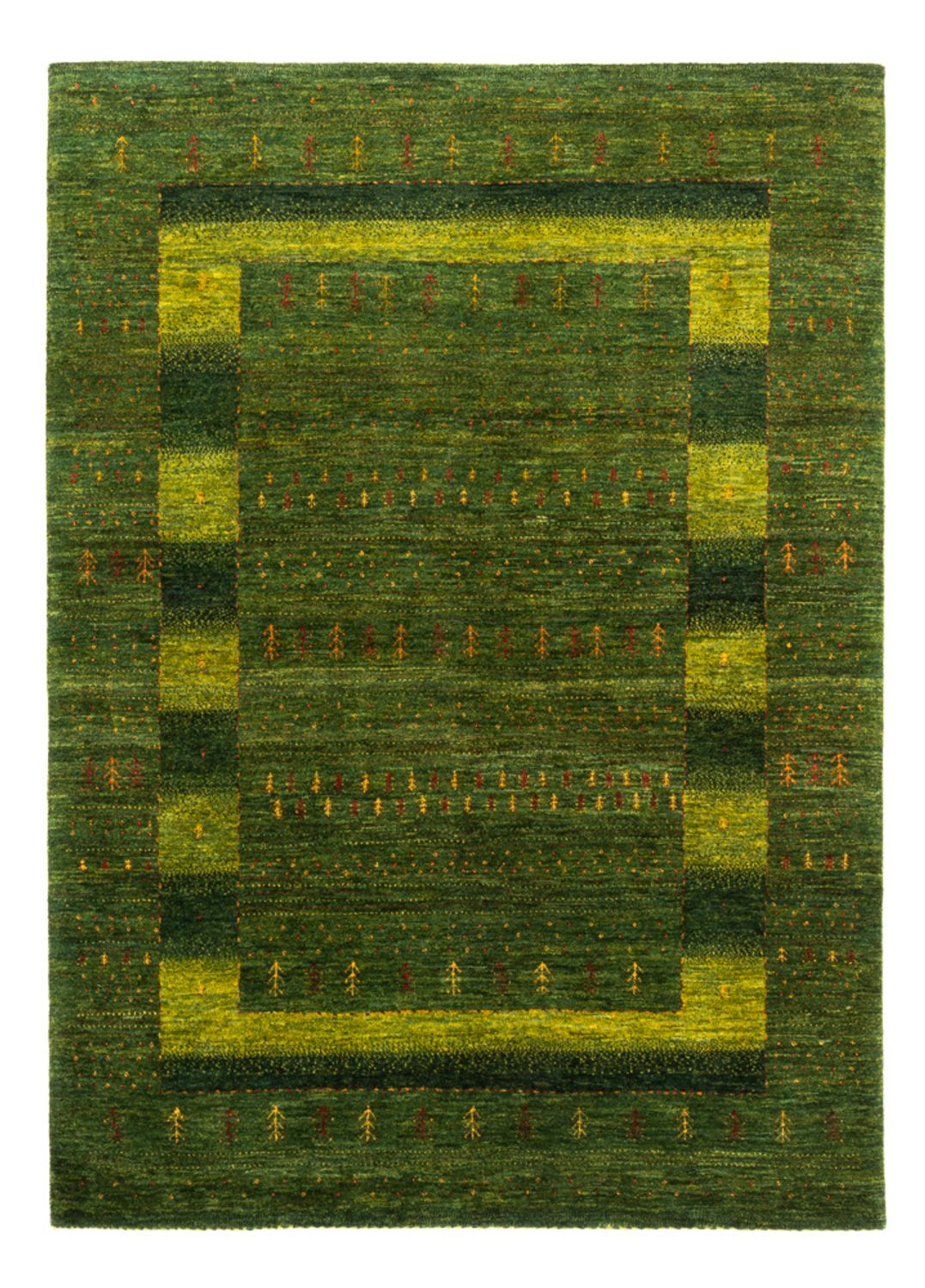 Gabbeh-matta - Loribaft Persian - 205 x 150 cm - grön