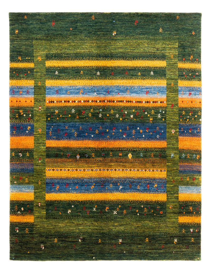 Gabbeh-matta - Loribaft Persian - Kungliga - 212 x 161 cm - grön