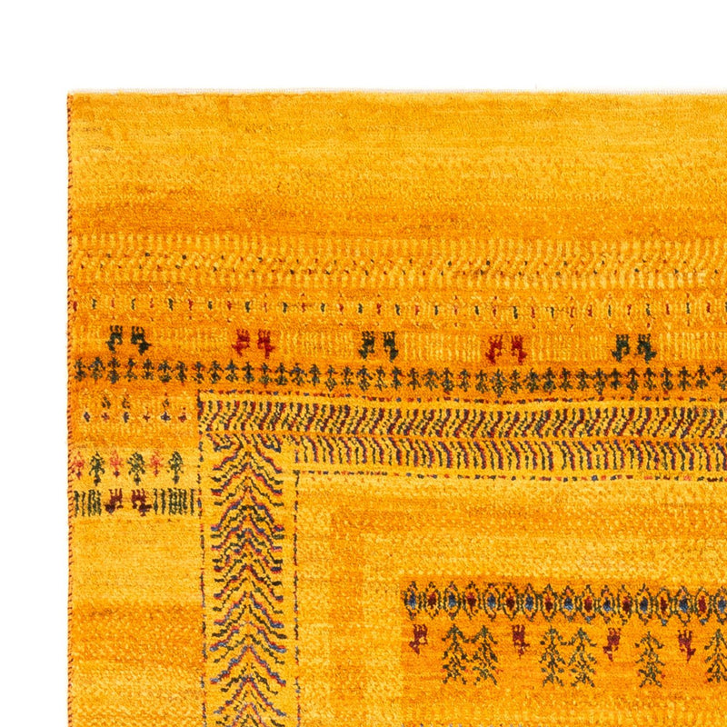 Gabbeh-matta - Loribaft Persian - Kungliga - 205 x 144 cm - guld