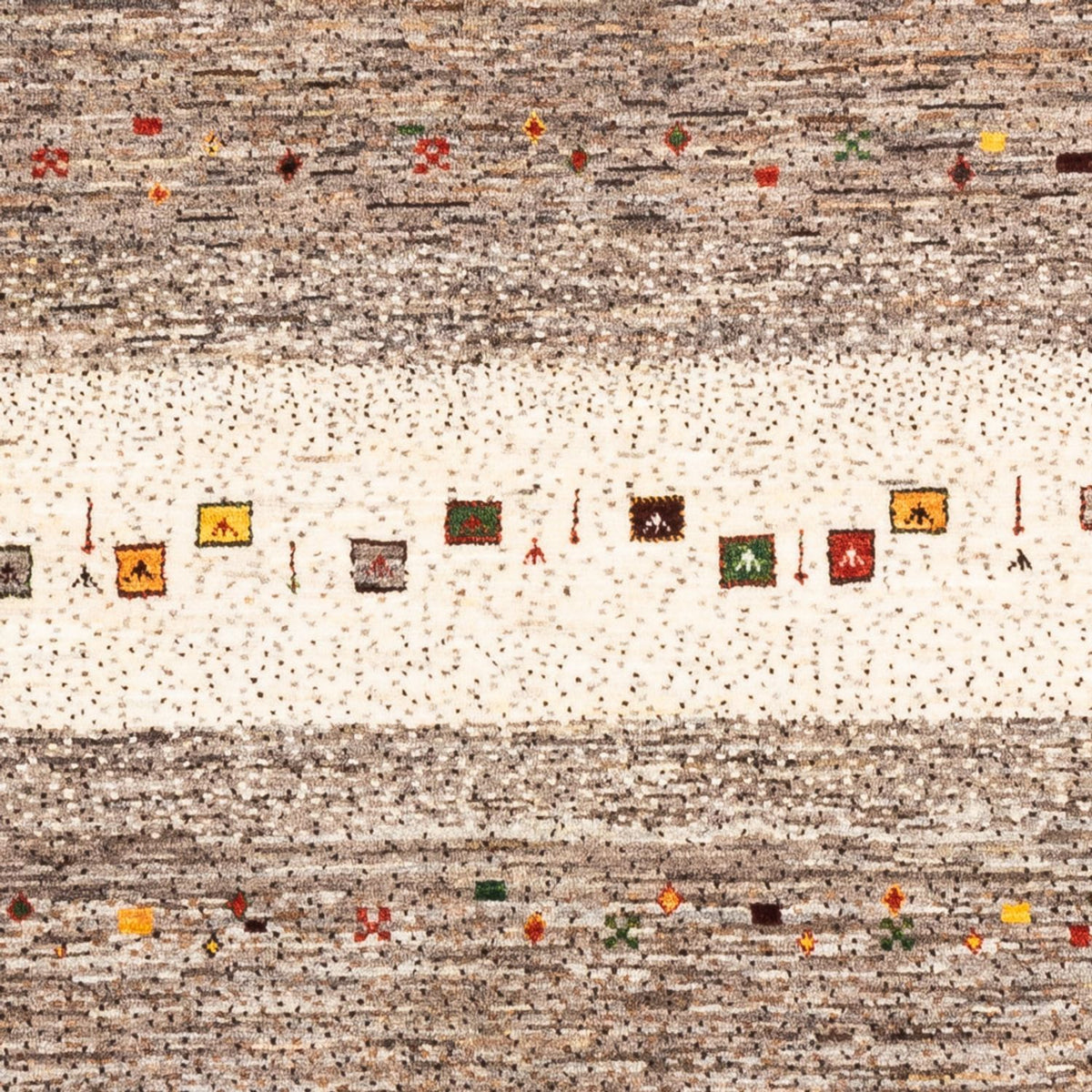 Gabbeh-matta - Loribaft Persian - Kungliga - 204 x 153 cm - flerfärgad