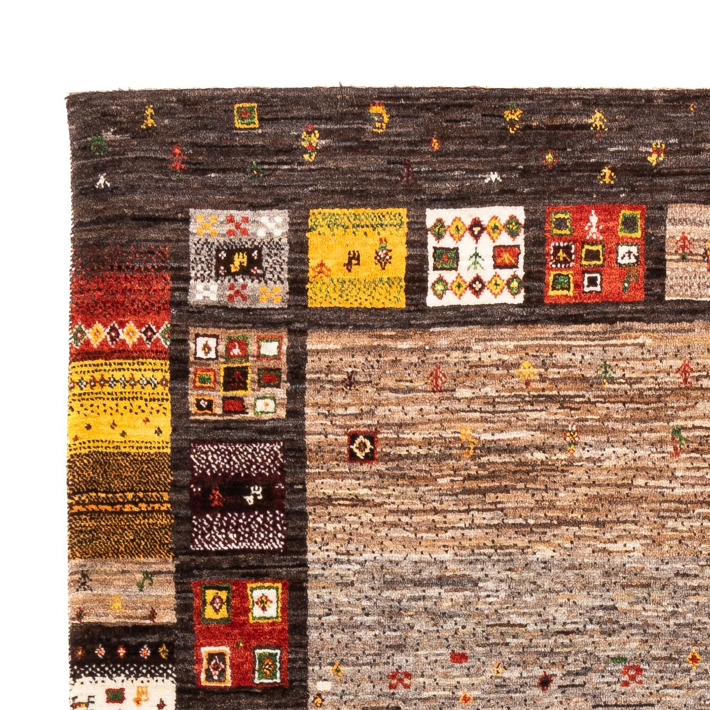 Gabbeh-matta - Loribaft Persian - Kungliga - 204 x 153 cm - flerfärgad