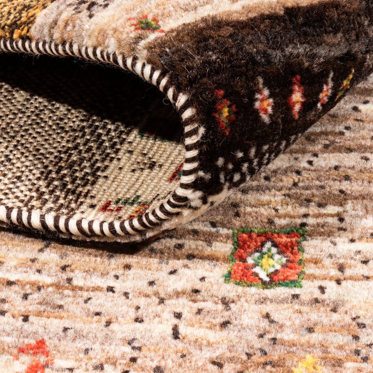 Gabbeh-matta - Loribaft Persian - Kungliga - 204 x 153 cm - flerfärgad