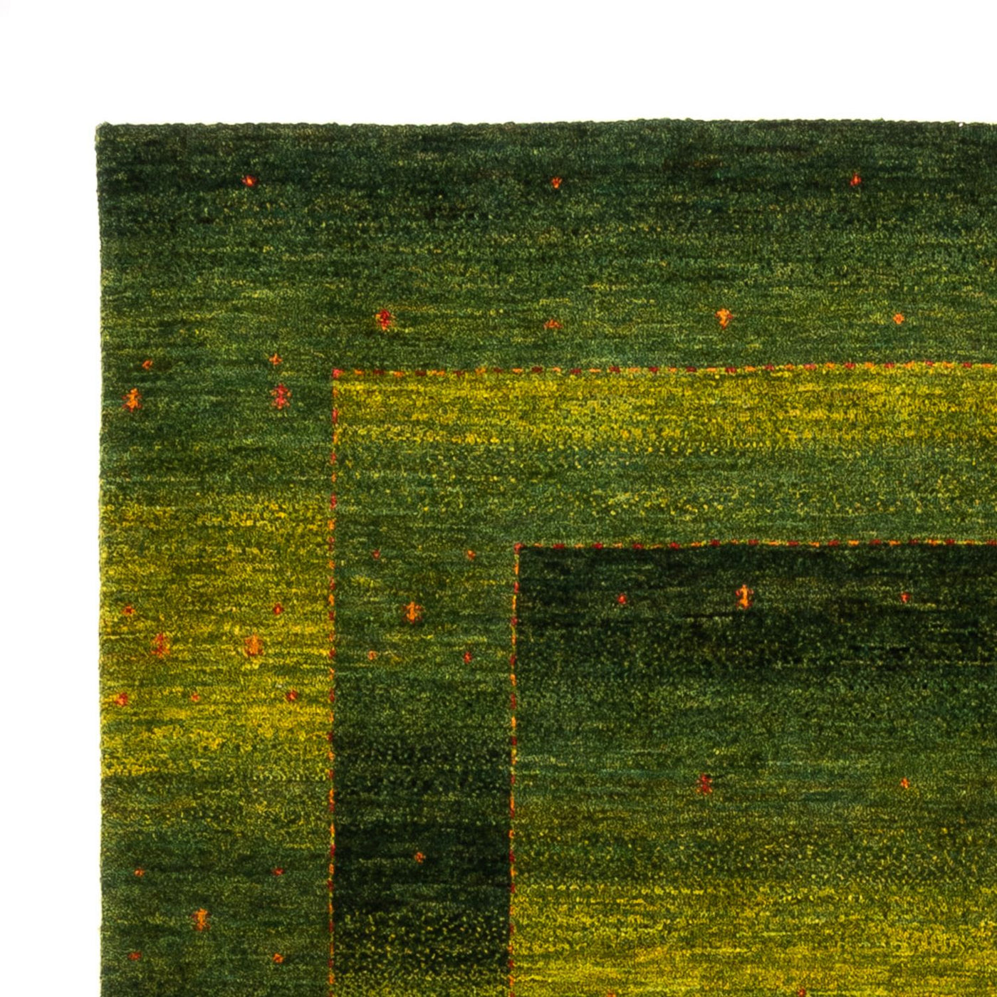 Gabbeh-matta - Loribaft Persian - 207 x 154 cm - grön