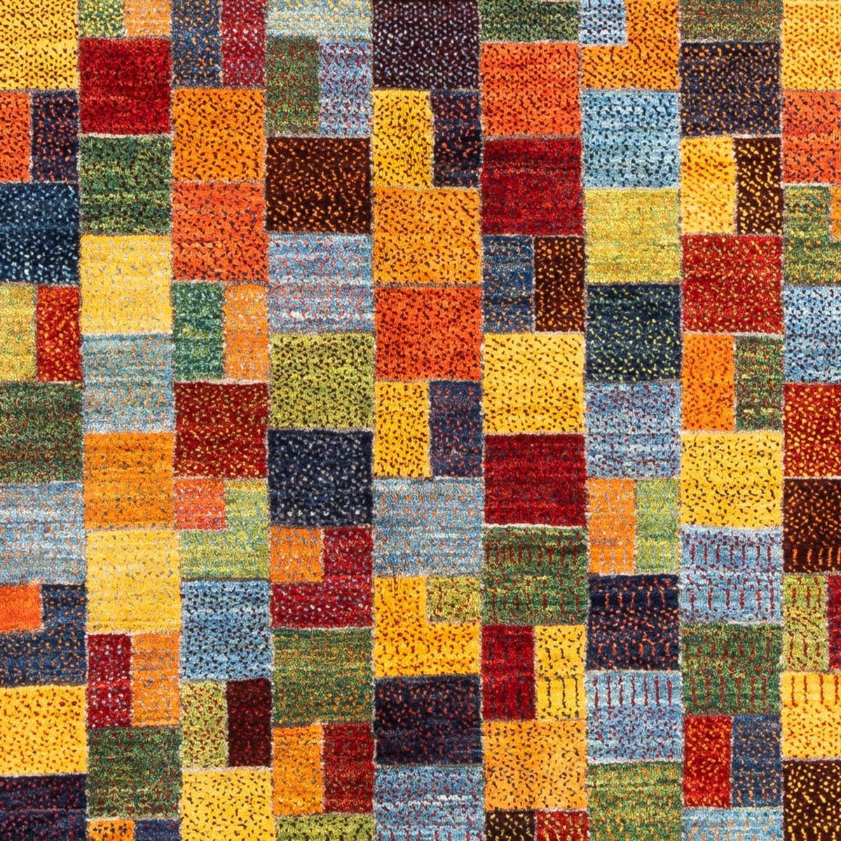 Gabbeh-matta - Loribaft Persian - 210 x 153 cm - grått