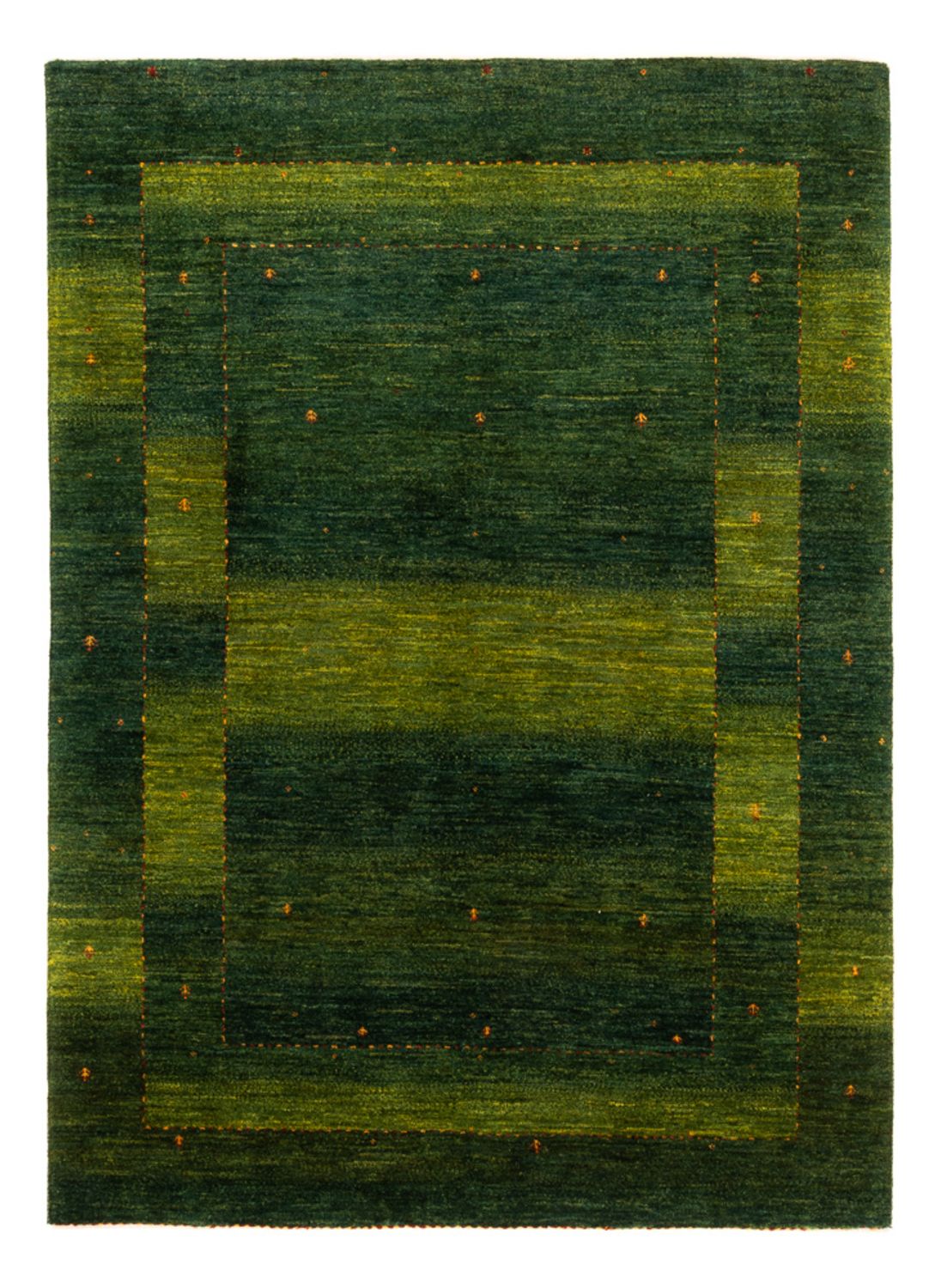Gabbeh-matta - Loribaft Persian - 198 x 146 cm - grön