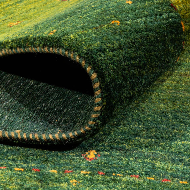 Gabbeh-matta - Loribaft Persian - 198 x 146 cm - grön