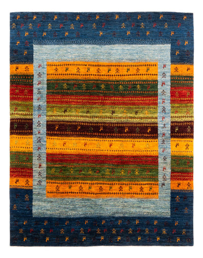 Loribaft Mattan 147x190cm - Perserteppich Wollteppich
