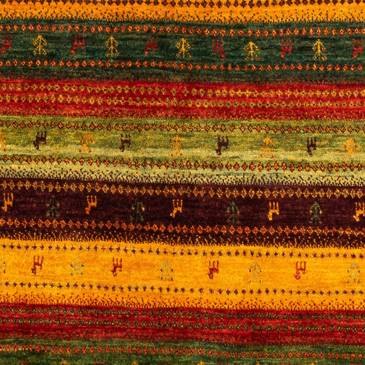 Gabbeh-matta - Loribaft Persian - Kungliga - 190 x 147 cm - blå