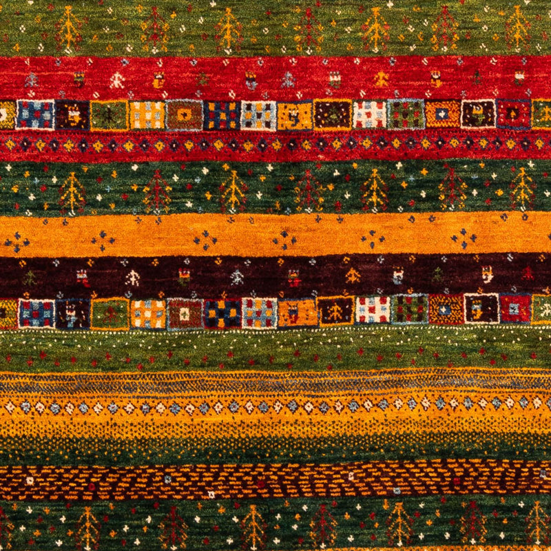 Gabbeh-matta - Loribaft Persian - Kungliga - 194 x 165 cm - flerfärgad