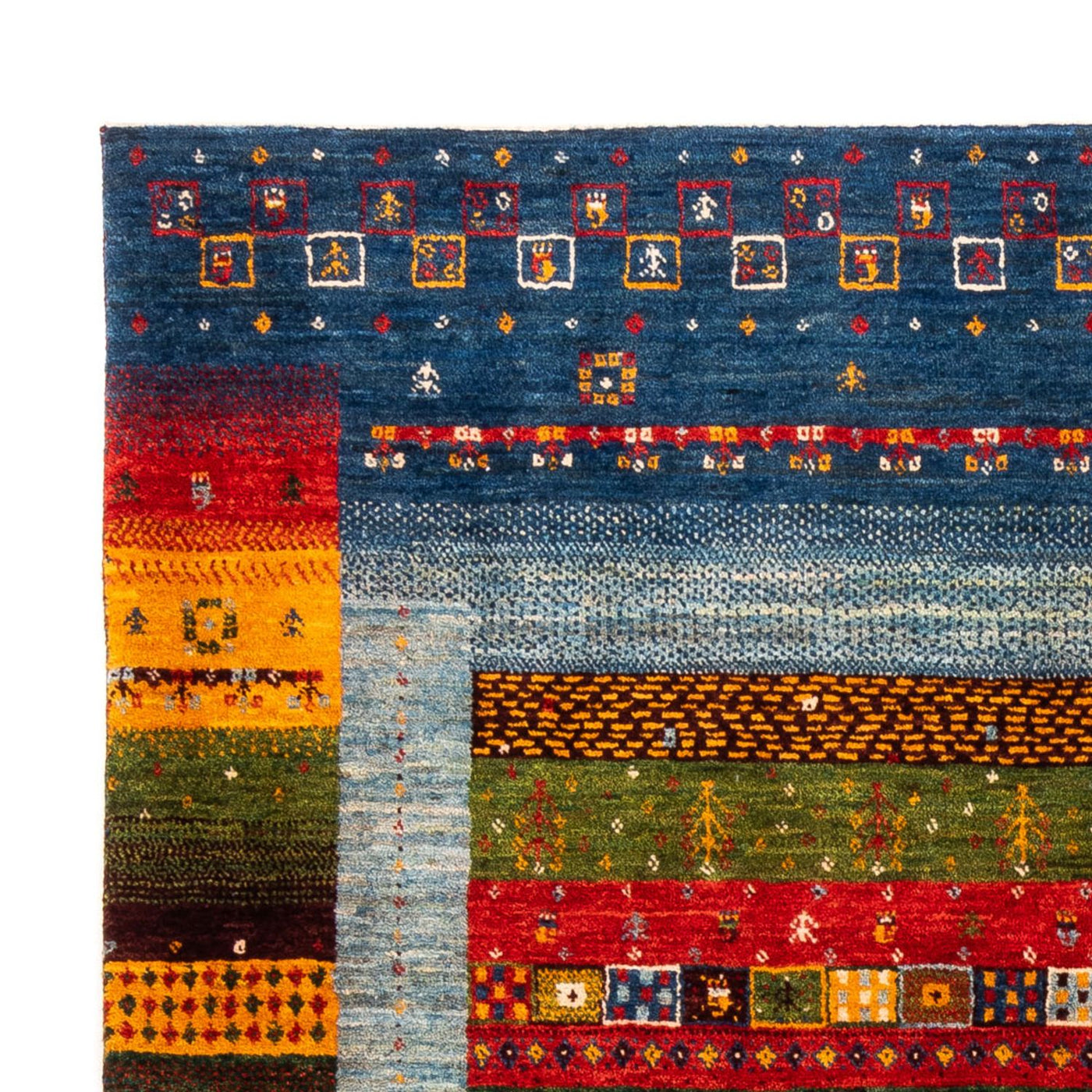 Loribaft Mattan 194x165cm - Perserteppich Wollteppich