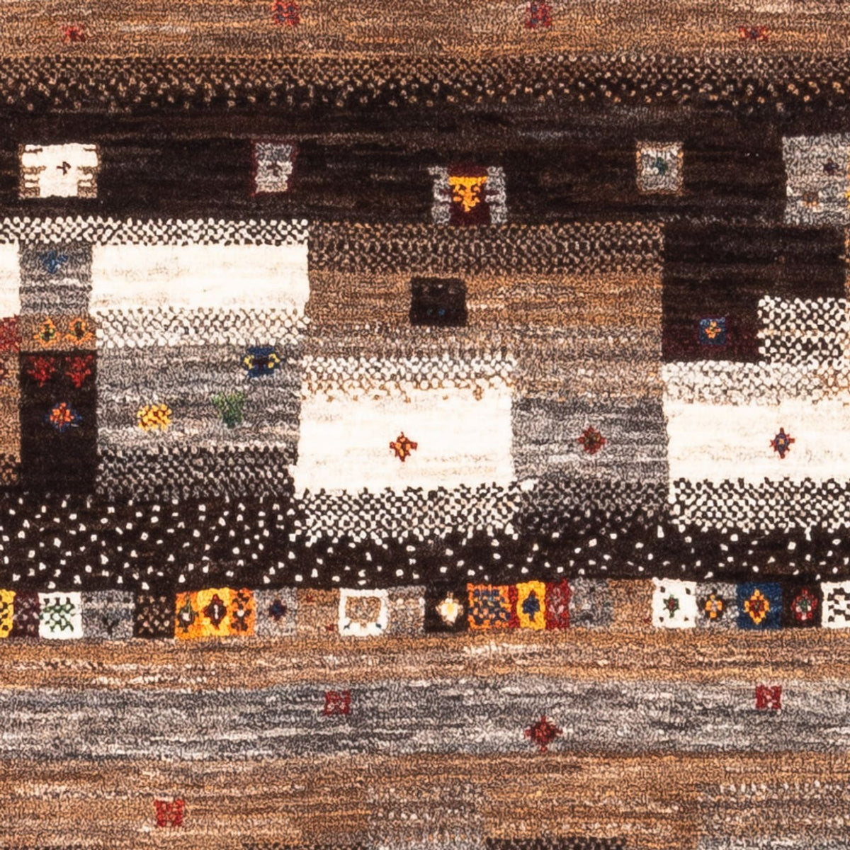 Gabbeh-matta - Loribaft Persian - Kungliga - 129 x 84 cm - flerfärgad