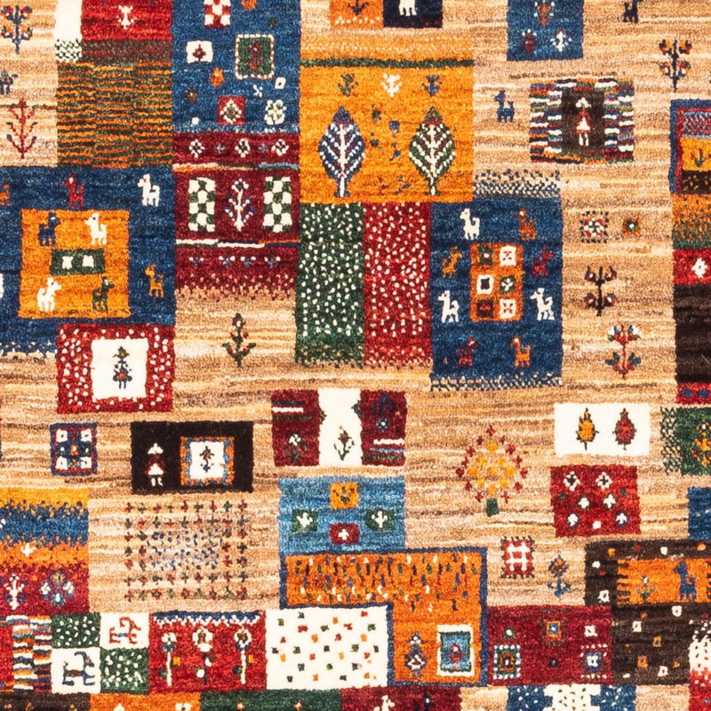 Gabbeh-matta - Loribaft Persian - Kungliga - 140 x 100 cm - flerfärgad