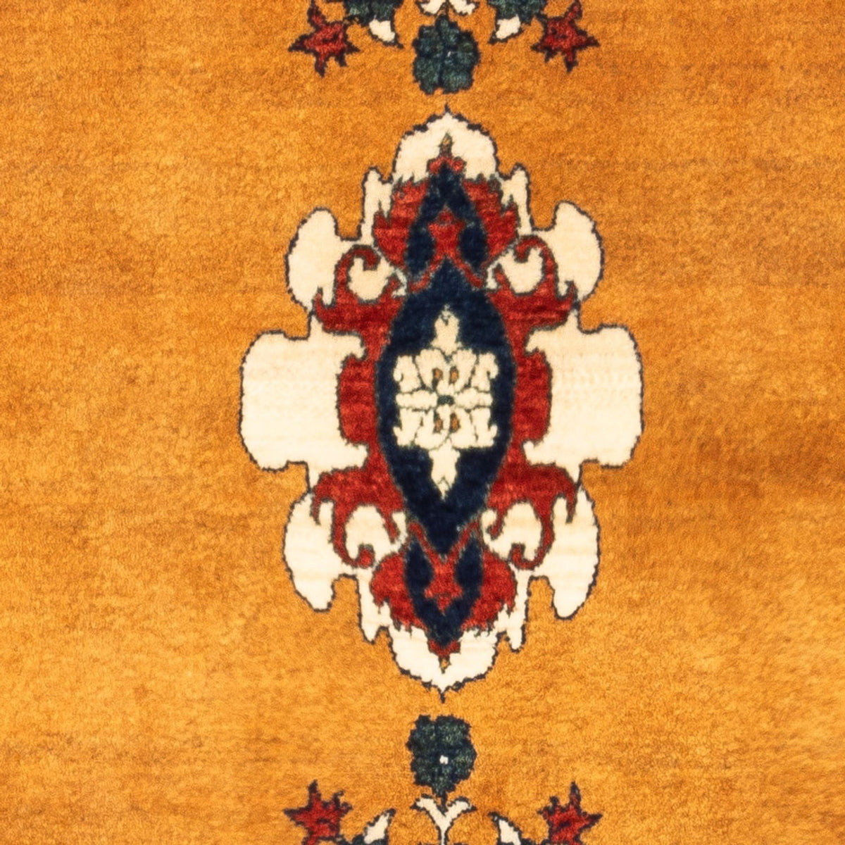 Gabbeh-matta - persisk - 148 x 105 cm - guld