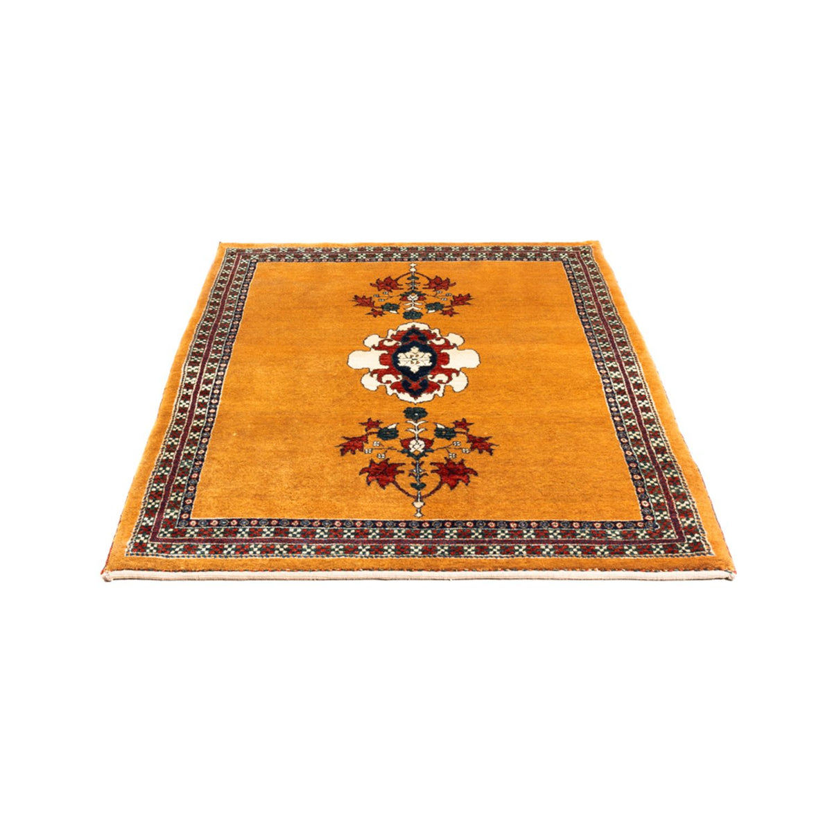 Gabbeh-matta - persisk - 148 x 105 cm - guld