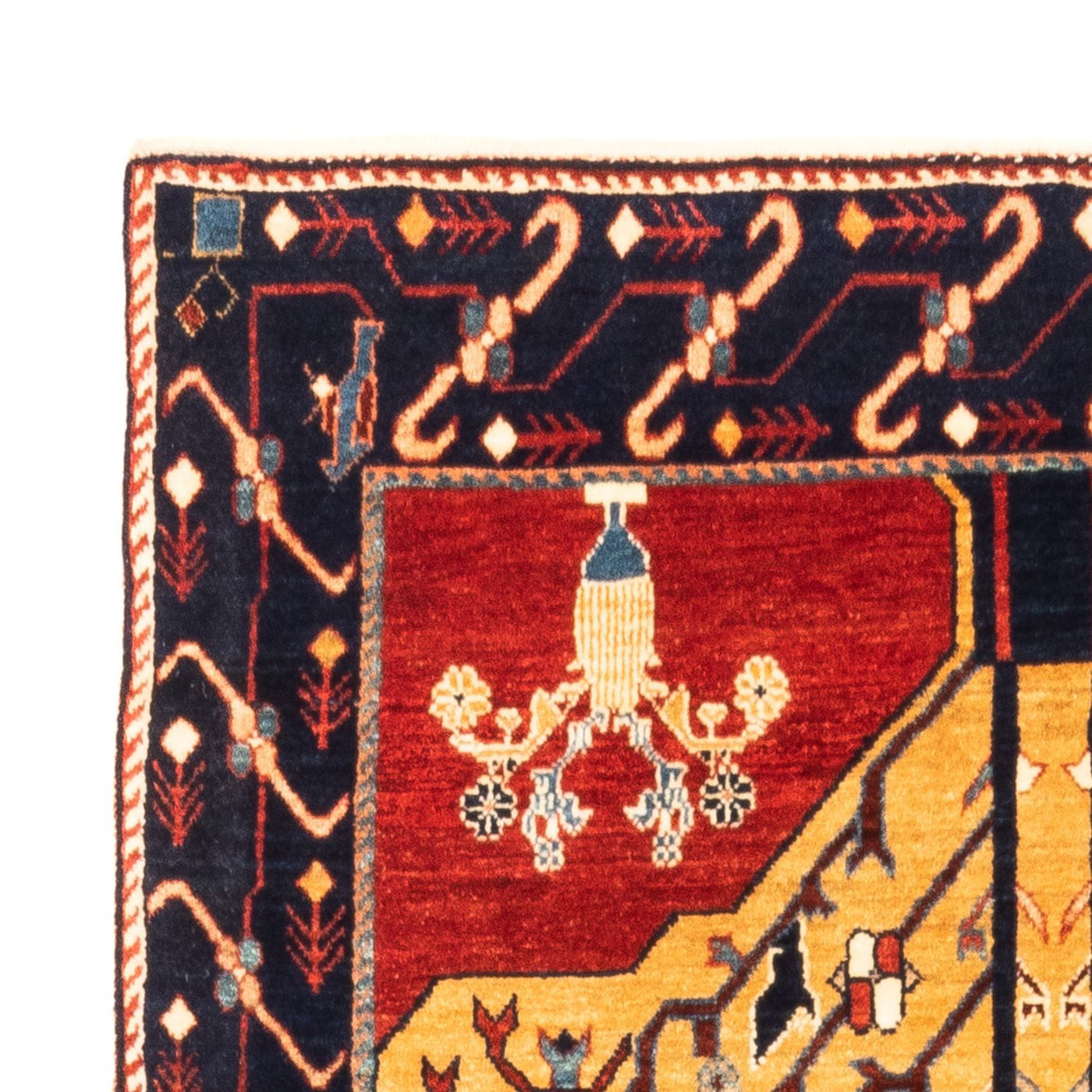 Persisk Gabbeh Mattan 170x110cm - Perserteppich Wollteppich