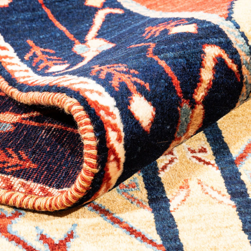 Gabbeh-matta - persisk - 170 x 110 cm - guld