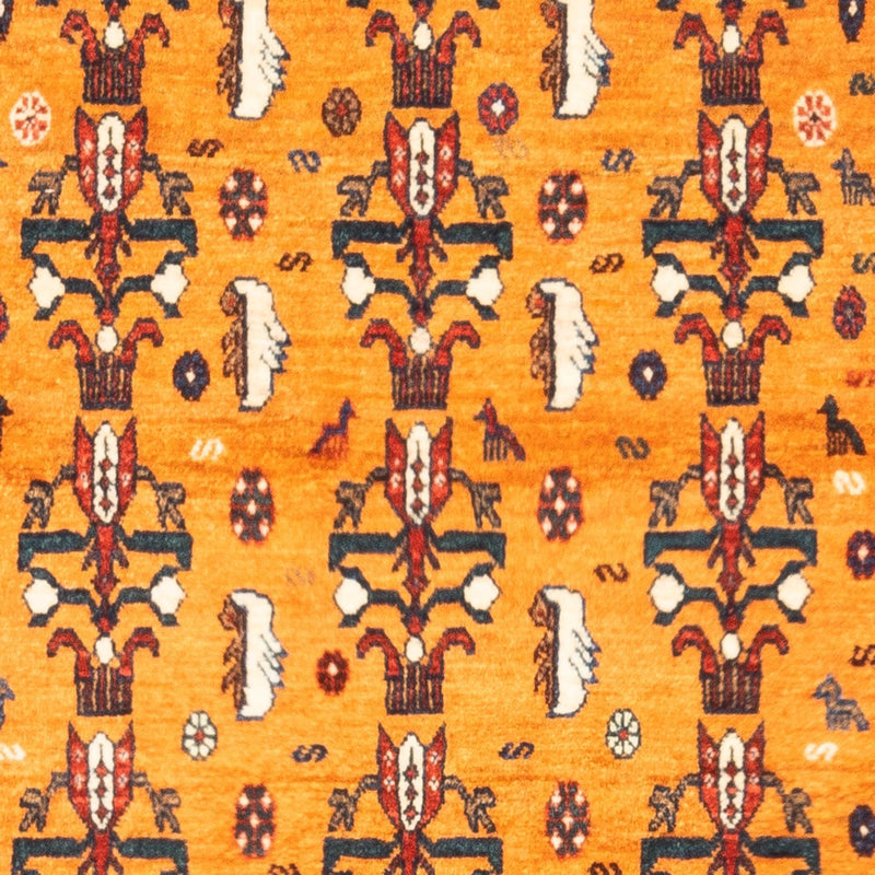 Gabbeh-matta - persisk - 157 x 102 cm - guld