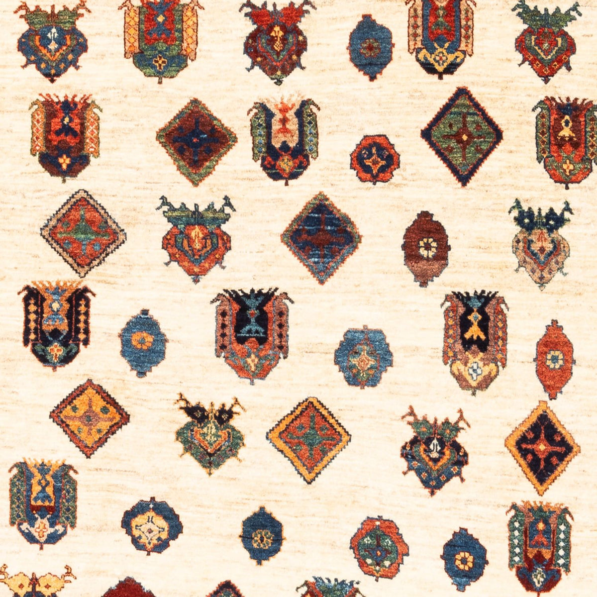 Gabbeh-matta - persisk - 214 x 154 cm - beige