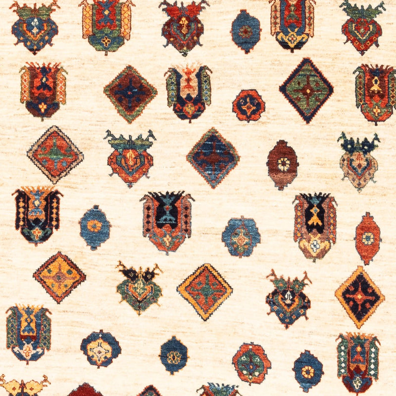 Gabbeh-matta - persisk - 214 x 154 cm - beige