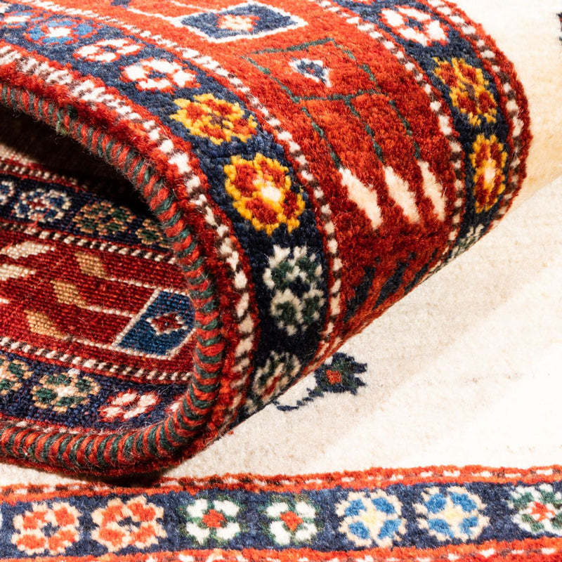 Gabbeh-matta - persisk - 147 x 102 cm - beige