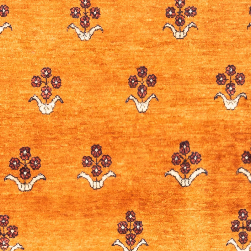 Gabbeh-matta - persisk - 148 x 105 cm - guld